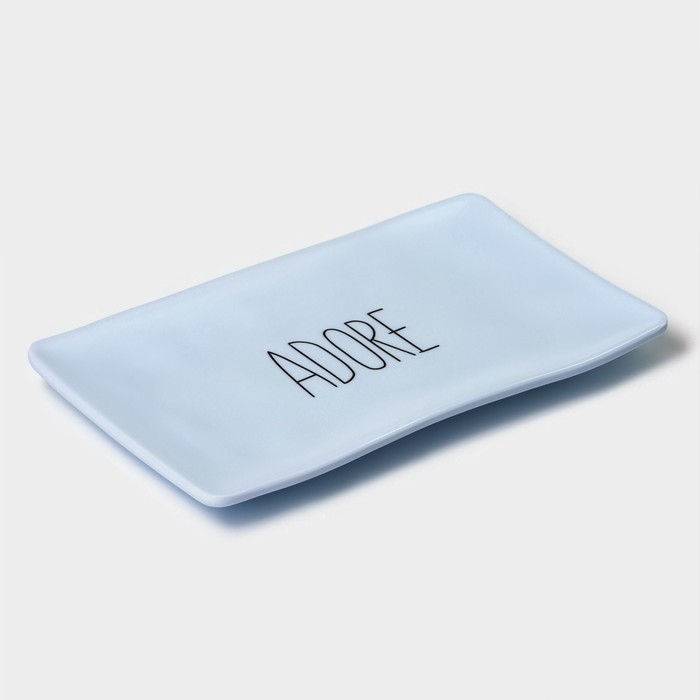 Блюдо &laquo;Белый Восток&raquo;, 25,5&times;15&times;2 см, цвет белый