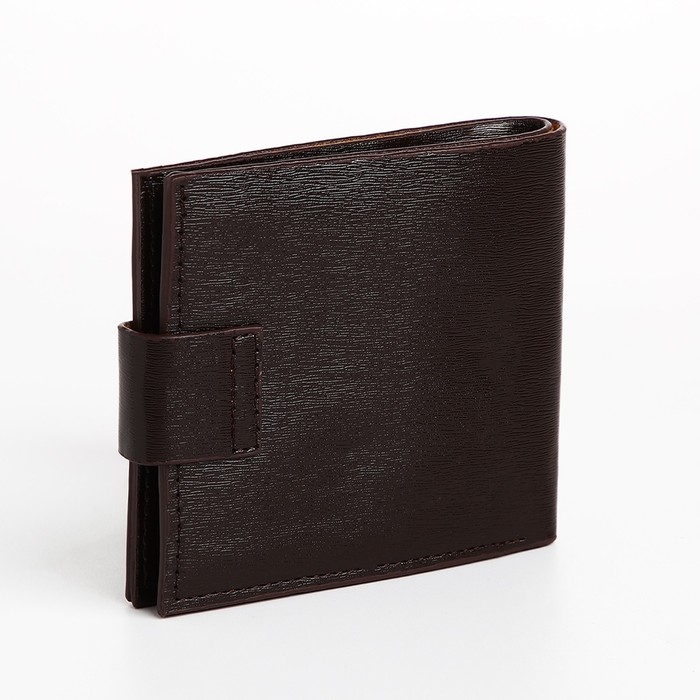 Портмоне мужское на магните, отдел для купюр, для карт, для монет, цвет коричневый Портмоне мужское на магните, отдел для купюр, для карт, для монет, цвет коричневый