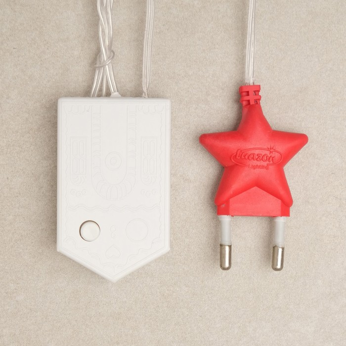 Гирлянда &laquo;Сеть&raquo; 1.6 &times; 1.6 м, IP20, прозрачная нить, 144 LED, свечение белое, 8 режимов, 220 В