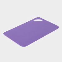 Доска разделочная противоскользящая гибкая Доляна, 29&times;19 см, цвет фиолетовый