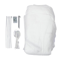 Теплица, 6,1 &times; 2,45 &times; 2,1 м, оцинкованный металл, профиль d = 25 мм, чехол из спанбонда 90 г/м&sup2;