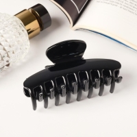 Краб для волос "Строгая классика" 9,7х4,5 см, микс, чёрный Краб для волос "Строгая классика" 9,7х4,5 см, микс, чёрный