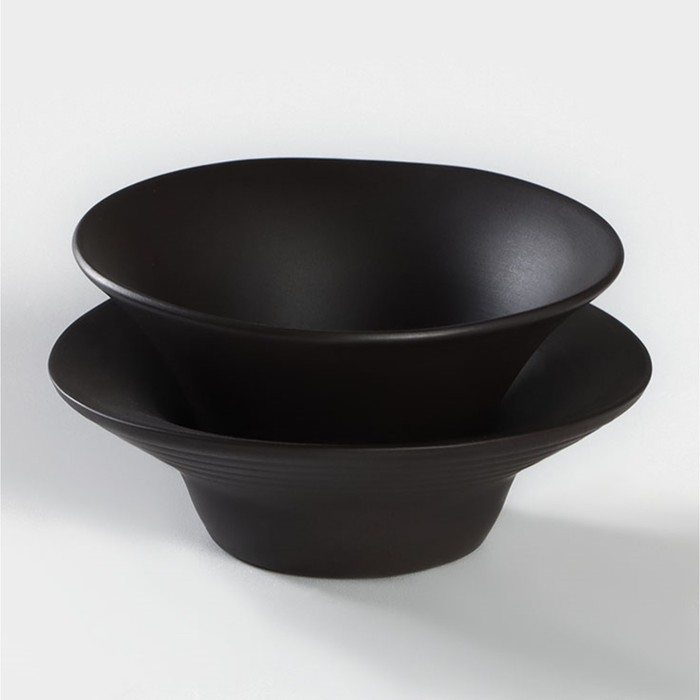 Набор для чайной церемонии керамический &laquo;Глина&raquo;, 11 предметов: 8 пиал 40 мл, чайник, молочник, ступка, цвет коричневый