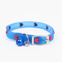 Ошейник из морозостойкого мягкого пластика "Люблю сердечно", 30 х 1 см, микс цветов Ошейник из морозостойкого мягкого пластика "Люблю сердечно", 30 х 1 см, микс цветов