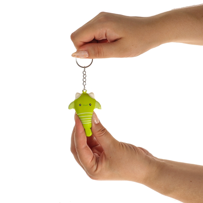 Мялка-сквиш &laquo;Звери&raquo;, на брелоке, цвет МИКС