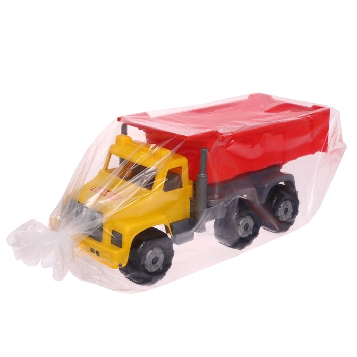 Автомобиль-самосвал &laquo;Супергигант&raquo;, цвет жёлто-красный