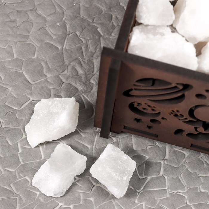 Соляной светильник Соляной светильник "Космонавт" E14 15Вт диммер бел. соль 1,8 кг 12х12х15 см