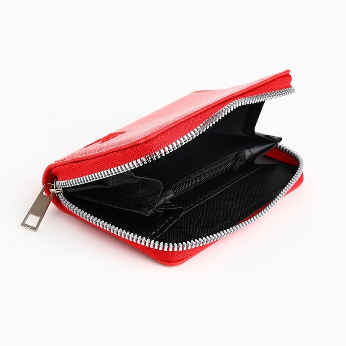 Кошелёк женский NK, 12х8 см, цвет красный Кошелёк женский NK, 12х8 см, цвет красный