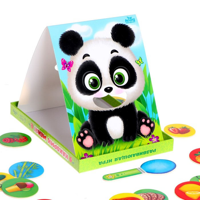 Развивающая игра «Накорми зверушку» (2 основы+ ложка+ 20 элементов) Развивающая игра «Накорми зверушку» (2 основы+ ложка+ 20 элементов)