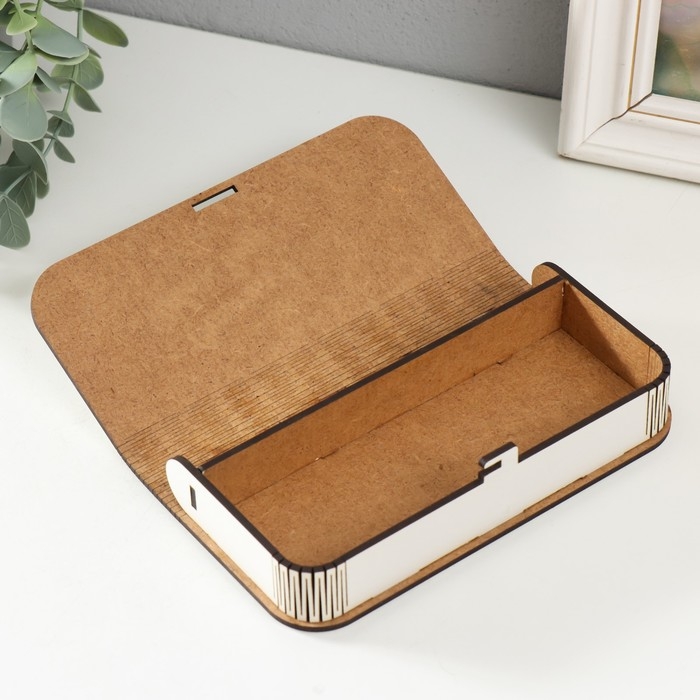 Новогодняя шкатулка "Счастья в новом году" 17х8,5х3,5 см