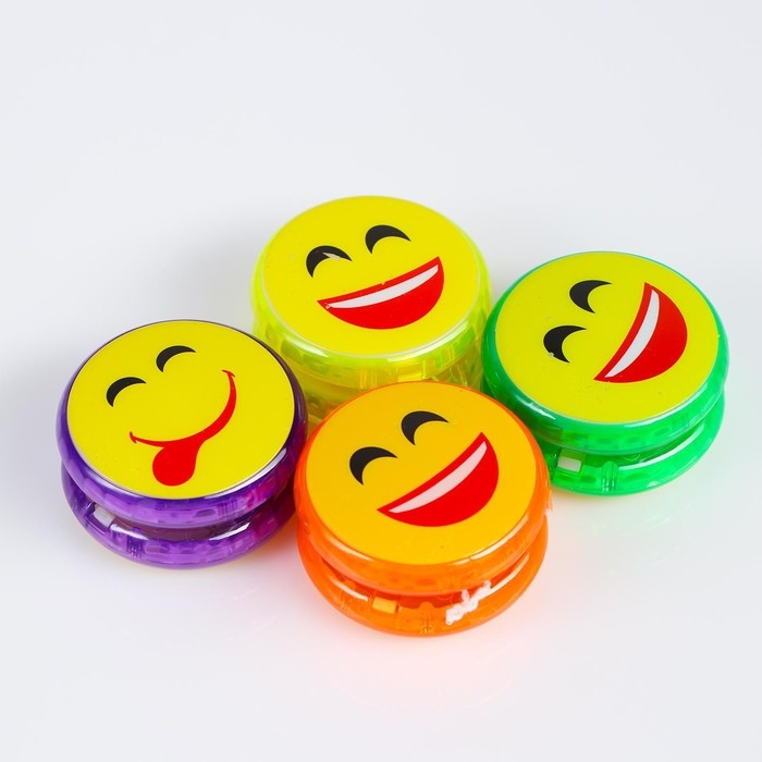 Йо-Йо &laquo;Смайл&raquo;, световой, виды МИКС