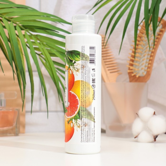 Био-шампунь для волос "Сочный Грейпфрут" увлажняющий, 250 мл