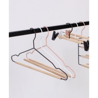 Плечики - вешалка для одежды LaDо́m Laconique, 42&times;19,5&times;1см, цвет чёрный