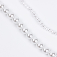 Заколка прядь с жемчугом новогодняя &laquo;Самой милой&raquo;, на Новый год, 7 х 6,4 см