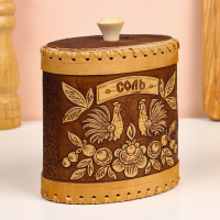 Туес для специй &laquo;Птицы&raquo;, соль, 15х9х14 см