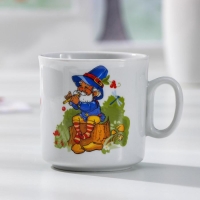 Кружка фарфоровая &laquo;Лесовичок&raquo;, 200 мл, рисунок микс