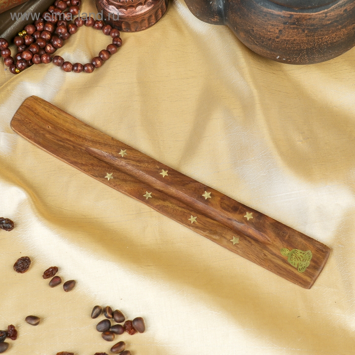 Подставка для благовония Подставка для благовония "Будда" дерево 0,5х3,5х26 см