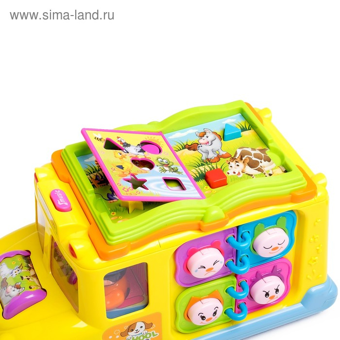 Развивающая игрушка &laquo;Автобус&raquo;, световой и звуковой эффект