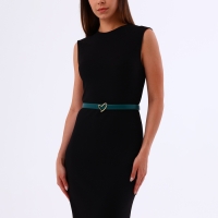 Ремень женский, ширина 2,2 см, пряжка металл, цвет зелёный Ремень женский, ширина 2,2 см, пряжка металл, цвет зелёный