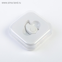 Наушник беспроводной Luazon RX-3, микрофон, АКБ 50 мАч, белые