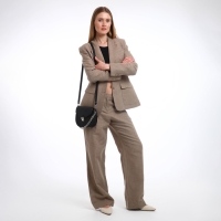 Сумка женская TEXTURA, мессенджер, маленький размер, цвет чёрный