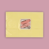 Салфетки для маникюра, безворсовые, плотные, 560 шт, 6 &times; 4 см, цвет жёлтый