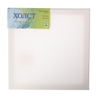 Холст на подрамнике, хлопок 100%, 30 х 30 х 1.8 см, акриловый грунт, мелкозернистый, 280 г/м&sup2;