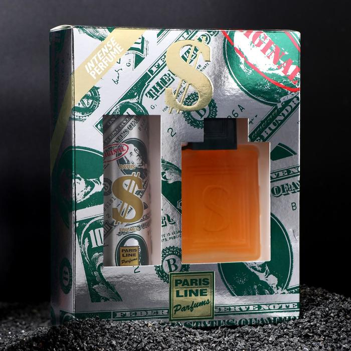 Подарочный набор для мужчин: Туалетная вода Dollar+дезодорант