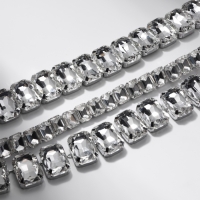 Чокер-колье «Сияние» трио, цвет белый в серебре, 36 см Чокер-колье «Сияние» трио, цвет белый в серебре, 36 см