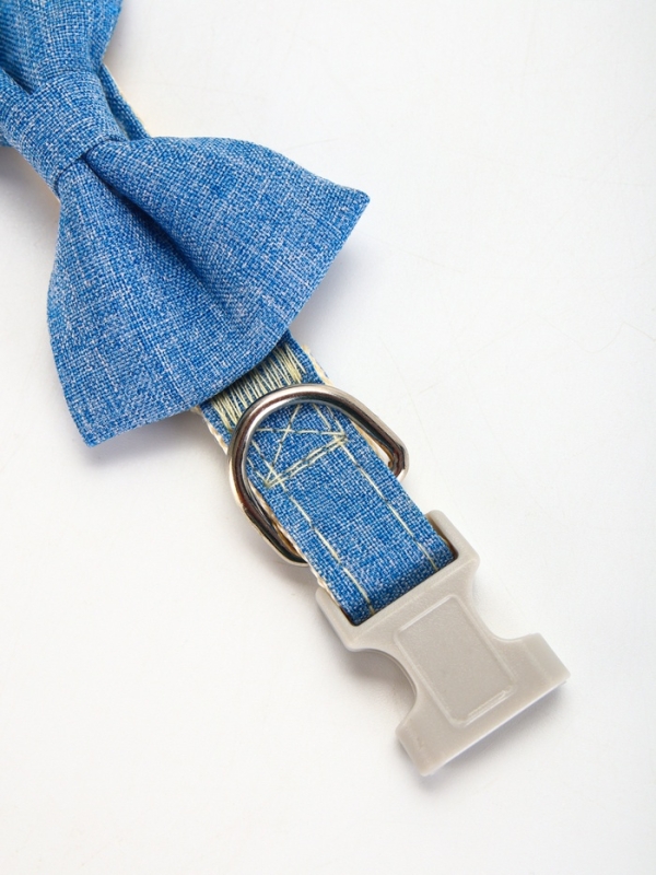 Ошейник Ошейник "Джентельмен жакардовый", 40 х 1,5 см, синий