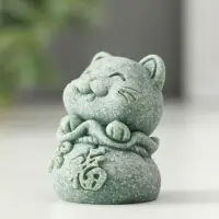 Сувенир песчаник "Манэки-нэко" набор 4 шт 4,3х4х5,5 см