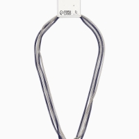 Бусы 2 нити &laquo;Трансформер&raquo; (несколько способов носки), цвет сине-серебряный, 118 см