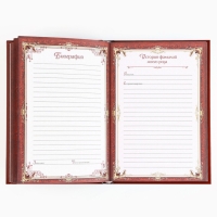 Подарочный набор родословная книга в шкатулке &laquo;Новый год: Дед мороз&raquo;