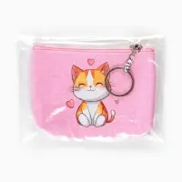 Кошелек дет 13-01-01 Июнь2519, 10,5*2,5*8 см, отд на молнии, микс