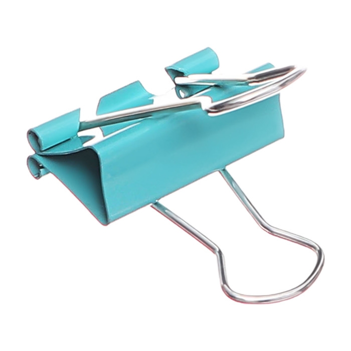 Набор зажимов для бумаг, 32 мм, цветные, 24 штуки, 4 цвета, МИКС Набор зажимов для бумаг, 32 мм, цветные, 24 штуки, 4 цвета, МИКС