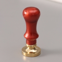 Печать для сургуча с пластиковой ручкой "Сетка с бантиками" 6,3х2,5х2,5 см