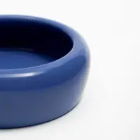 Миска керамическая 100 мл  10 х 3,2 см, синяя