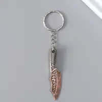 Брелок металл "Кинжал" МИКС 5,8х1,4х0,5 см