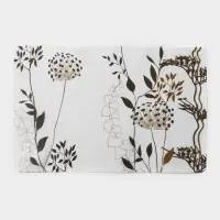 Салфетка сервировочная на стол &laquo;Сад&raquo;, 43&times;28 см, белая