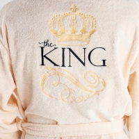 Халат махровый мужской King, размер 52-54, 100% хлопок Халат махровый мужской King, размер 52-54, 100% хлопок