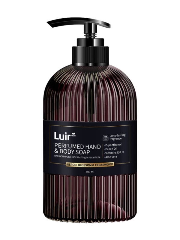 Мыло для рук и тела Luir парфюмированное neroli blossom-cedarwood, 400 мл Мыло для рук и тела Luir парфюмированное neroli blossom-cedarwood, 400 мл