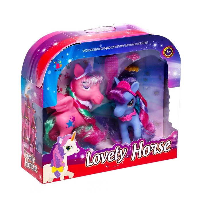 Набор &laquo;Сказочные пони&raquo; с наклейками и аксессуарами