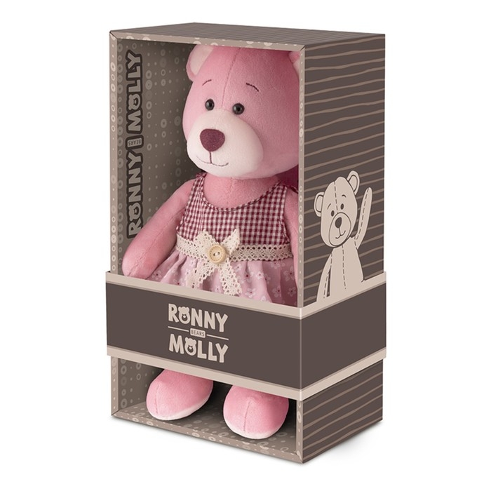 Мягкая игрушка &laquo;Мишка Молли в платье с передником&raquo;, 21 см