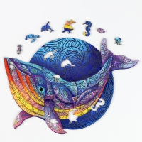 Пазлы деревянные фигурные «Кит», 165 элементов Пазлы деревянные фигурные «Кит», 165 элементов