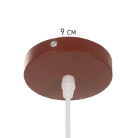 Светильник Richard 1х40Вт Е27 пр-1м бордовый 32,5х32,5х27см