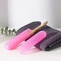 Футляр для зубной щётки Доляна, 20 см, розовый