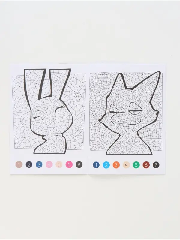 Раскраска по номерам &laquo;Зверополис&raquo;, 16 стр., Disney