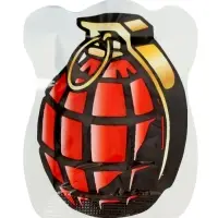 Прикол бомбочка &laquo;Граната&raquo;, 9,5 &times; 7 &times; 1 см, цвета МИКС