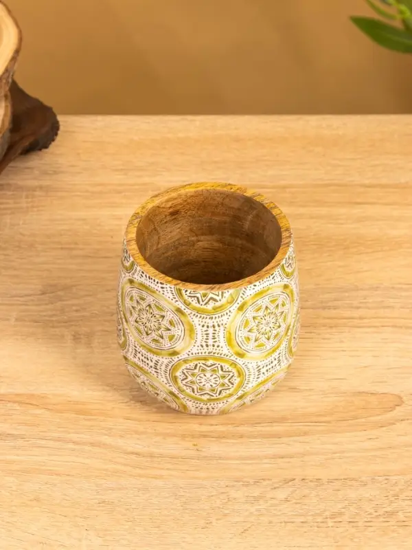 Стакан "Звёзды" 10х10х10 см, дерево