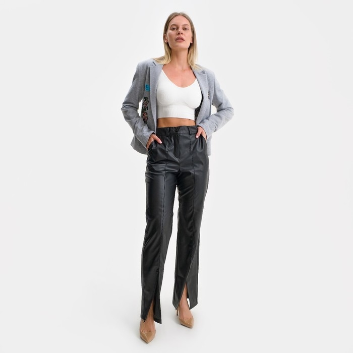 Пиджак женский Emporio Armani, серый меланж, р-р 42 Пиджак женский Emporio Armani, серый меланж, р-р 42